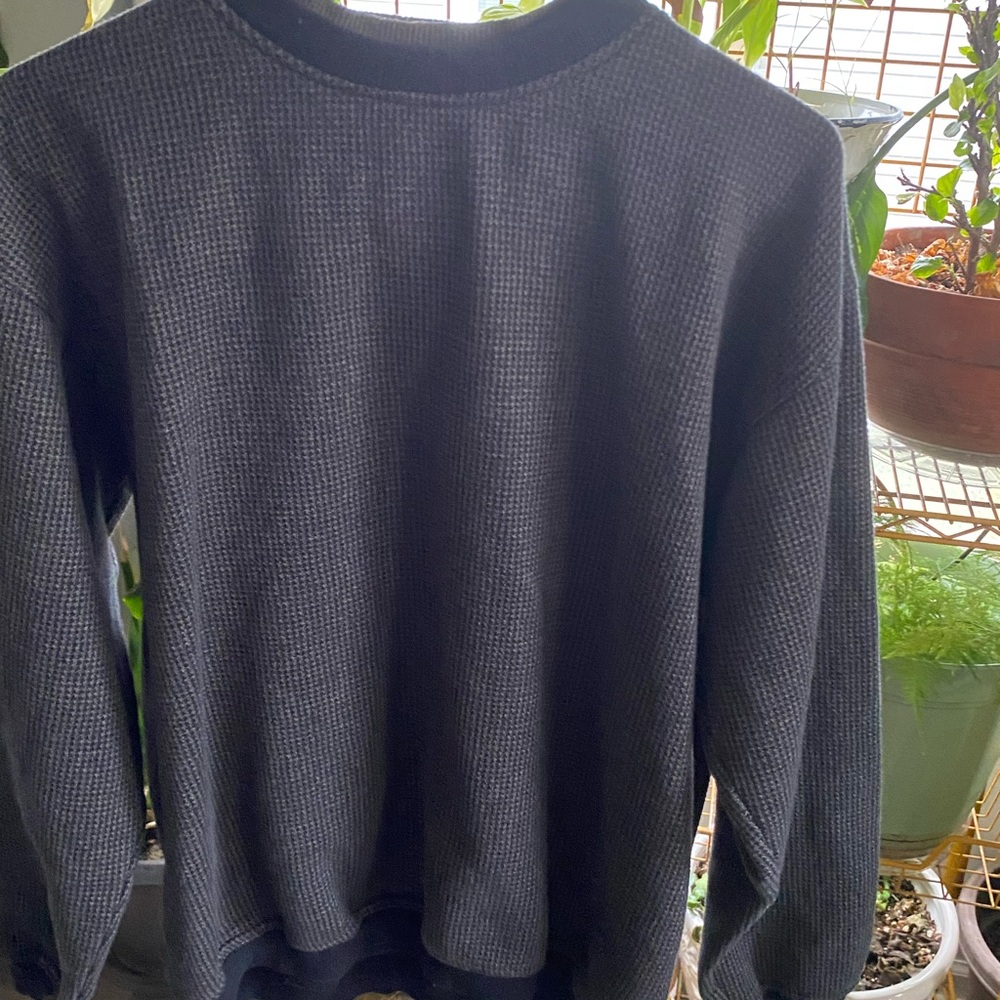 Vintage nights sweater grey and black
